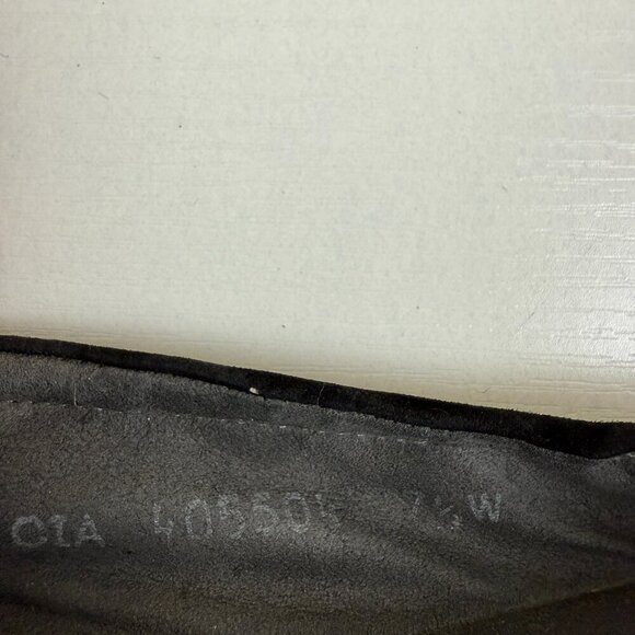 EUC Stuart Weitzman Black Suede Ballet Flats Studded - Picture 9 of 10